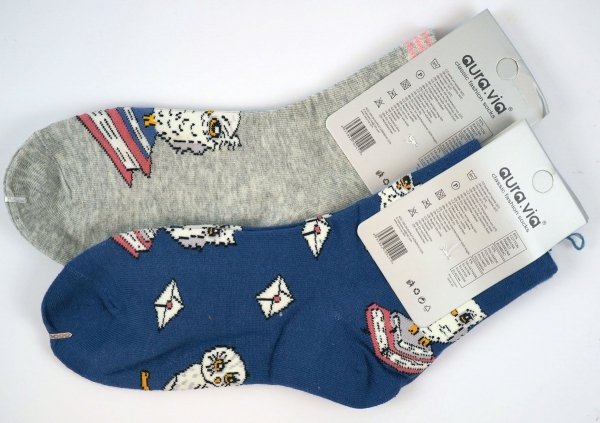 Skarpety Sowy Harry Potter 2pary r. 28-31 Aura.via