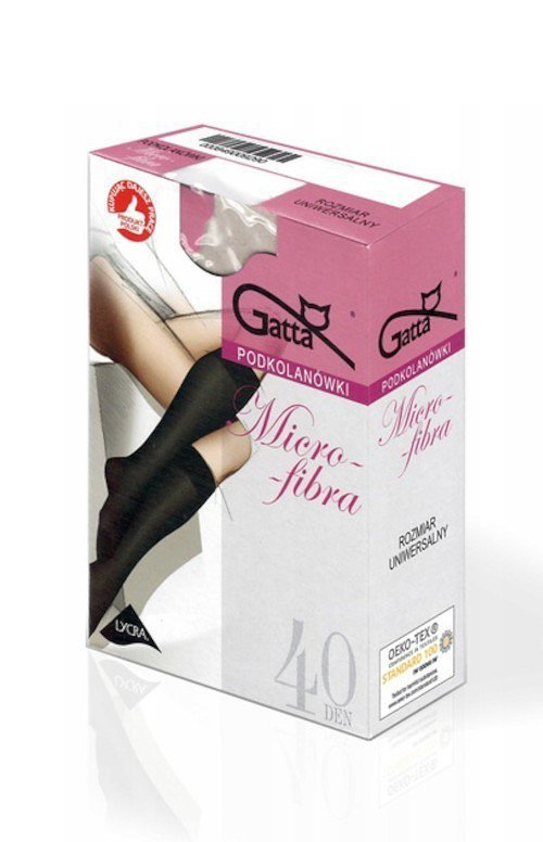 Microfibra 40 DEN to podkolanówki idealne na chłodniejsze dni: kryjące, miękkie i trwałe. Bezuciskowy ściągacz nie zostawia śladów, a gładki palec wygląda estetycznie z czółenkami, kozakami i botkami.