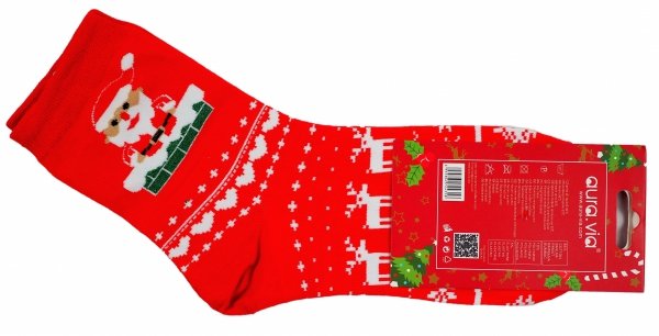 Skarpety świąteczne 38-41 AuraVia,skarpetki gwiazdka unisex mikołaj prezent