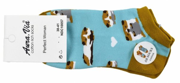 Urocze skarpetki Aura.Via z lisami – kolorowe, przyjemne i wyjątkowe. Dla kobiet, które lubią bawić się modą!