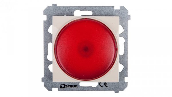Simon 54 Sygnalizator świetlny LED czerwone światło kremowy DSS2.01/41