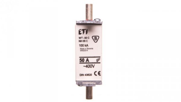 Wkładka bezpiecznikowa NH000 50A gF 400V 004119204