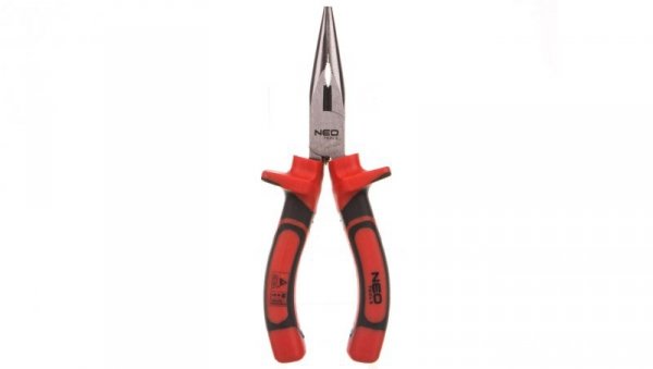 Szczypce wydłużone proste 1000V 160 mm VDE CrV, polerowane 01-063