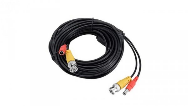 Kabel przyłącze CCTV wtyk BNC+wtyk DC / wtyk BNC+gniazdo DC BNK30 /1,8m/