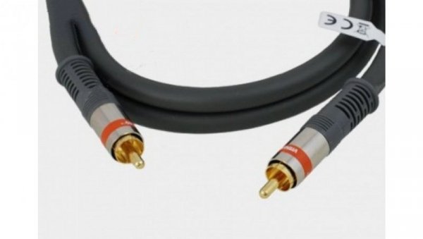 Kabel audio koaksjalny przyłącze 1x Cinch RCA - 1x Cinch RCA coaxial RKD150 /10,0m/