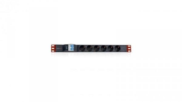 Listwa zasilająca Rack 19 1U 250V/16A 6X Schuko 3M I-CASE STRIP-61UD