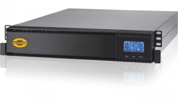 Zasilacz awaryjny UPS Orvaldi V3000 on-line 2U LCD 3000VA/2700W czysta sinusoida VGA3KRT