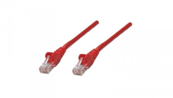 Patch Cord Cat6 UTP 3,0M Czerwony 100 Miedź 342179