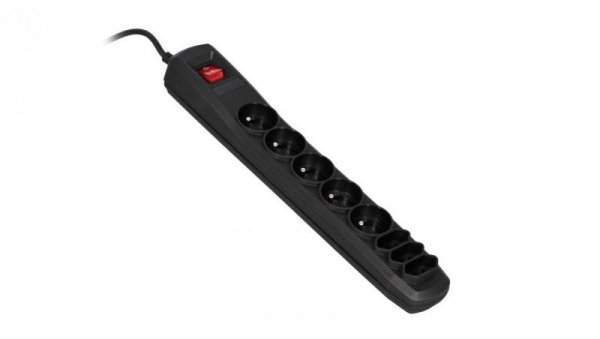 Listwa przeciwprzepięciowa Activejet APN-8g/3m-BK (3 x Typ C, 5 x UTE 10 A 3m kolor czarny)
