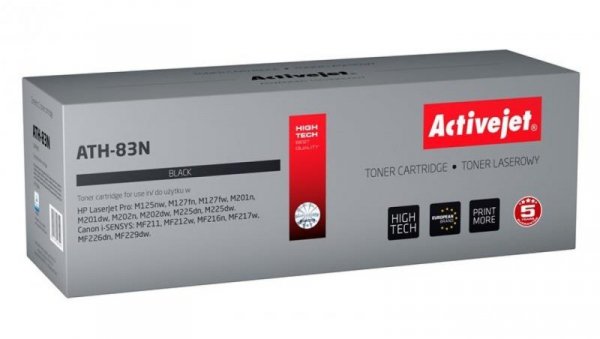 Toner Activejet ATH-83N (zamiennik HP 83A CF283A, Canon CRG-737 Supreme 1500 stron czarny)