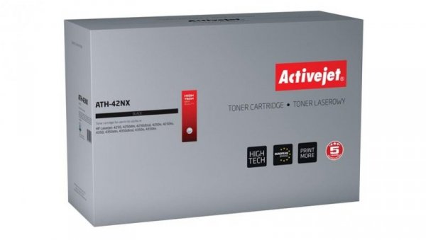 Toner Activejet ATH-42NX (zamiennik HP 42X Q5942X Supreme 20000 stron czarny)