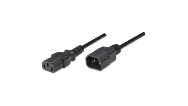 Przedłużacz Kabel Zasilający C13 - C14 1.8m do PC Drukarki