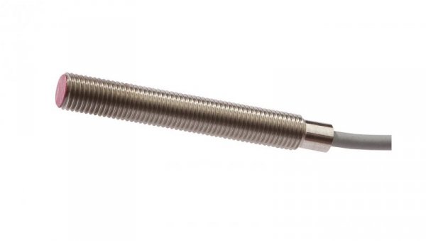 Czujnik indukcyjny M8x1 dł: 60 mm zabudowany Sn: 2 mm 10-35V DC 140 stC PNP NO złącze kablowe M8 2m IP65 IB08A845