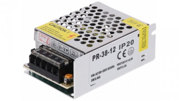 Zasilacz Standard modułowy PR 12V 38W