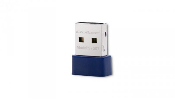 Qoltec Bezprzewodowy mini adapter WiFi Standard N BT 4.0 USB