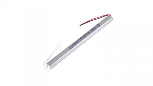 Zasilacz LED meblowy ultra slim IP20 60W 12V 5A 290 x 18 x 17 mm EC79776