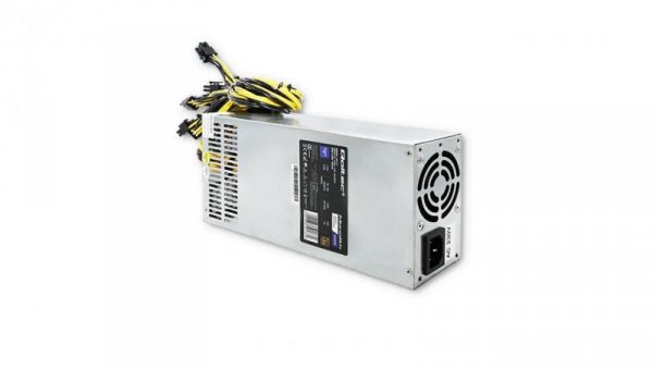Qoltec Zasilacz PCI-E Smart 1600W 80 Plus Gold Data mining