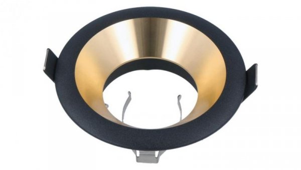 LED line Oprawa sufitowa okrągła czarno-złota