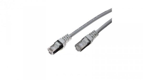 Kabel krosowy EmiterNet FTP kat.5E PVC 0,5 m szary, EM/PC-FTP5EPVC-0.5M