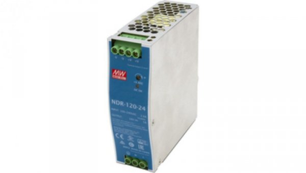 Zasilacz DC jednofazowe 125x114x40mm 120W 5A 90-264V AC 50Hz 90-264V AC 60Hz 127-370V DC przyłącze śrubowe NG400501