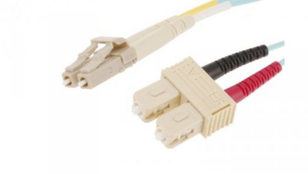Kabel światłowodowy, średnica: 900μm, OM4 Wielomodowy, Niebieski, LC/SC