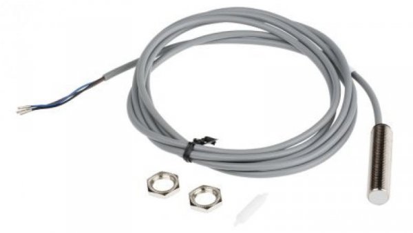 Czujnik pojemnościowy PNP 2 mm cylindryczny M12 x 1 200 mA 10 → 30 V DC IP67