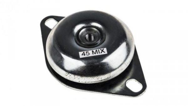 Mocowanie antywibracyjne, M12, Ø 172mm, H 3mm, 240, materiał: Guma naturalna 60 Shore A, RS PRO
