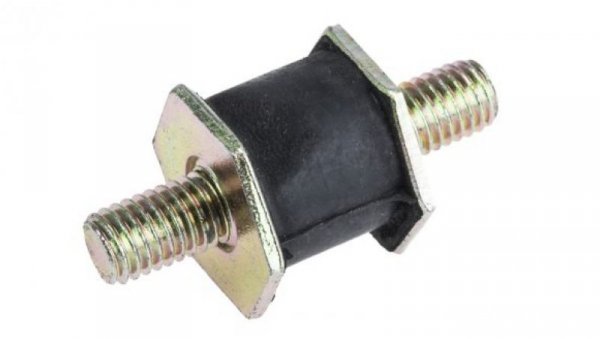 Mocowanie antywibracyjne, M8, Ø 20.7mm, H 19mm, 14 60 Shore A, RS PRO