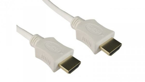 Zespół cyfrowych kabli wideo i monitorowych 3m Wtyk HDMI to Wtyk HDMI Biały