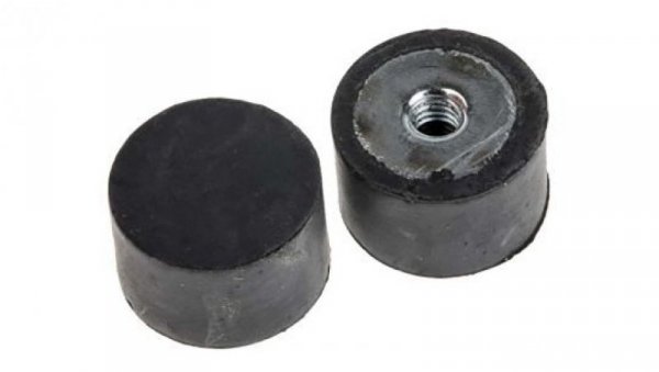 Nóżki antywibracyjne, M8, Ø 30mm, materiał: Stal nierdzewna 55Shore A, RS PRO