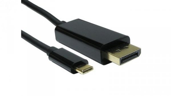 3MTR USB TYPE C M - DISPLAYPORT M BLACK
