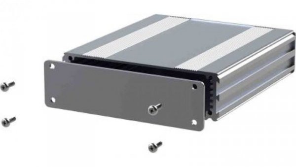 Obudowa urządzeń elektronicznych, aluminiowa, Srebrny, 220 x 108.5 x 30mm, RS PRO
