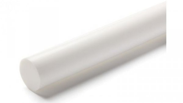 Pręt z fluorowego tworzywa sztucznego PTFE, Ø 38mm x 500mm