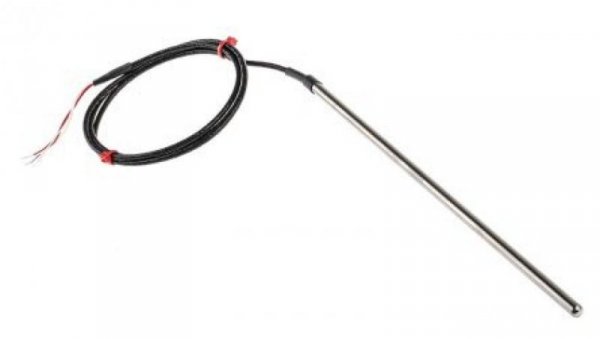 Termopara typ PT 100, -50C do +250C 250mm kabel 1m, Stal nierdzewna