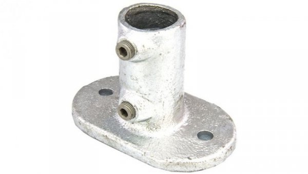 Kołnierz podstawy, Cast Iron, Kołnierz podstawy, 33.7mm, Rura okrągła, Typ 1