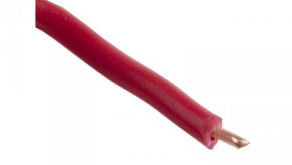 Jednożyłowy kabel sterowniczy CSA 1 mm², Maks. +70C 600 V Czerwony, RS PRO