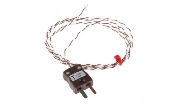 Termopara typ T do +250C 1m kabel 1m IEC