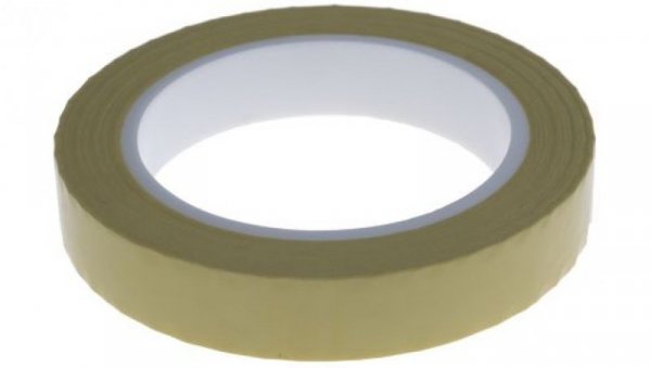 Taśma izolacyjna, kolor Żółty 4500V, 19mm x 66m, grubość 0.06mm AT4004, RS PRO
