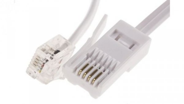 Przedłużacz kabla telefonicznego, dł. 3m, RJ11 / BT, RS PRO 495-0505 /3szt./