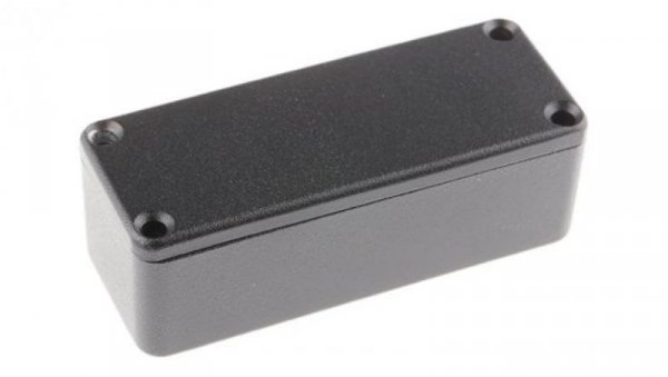 Obudowa ekranowana Czarny, 89.1 x 35 x 30.3mm, RS PRO