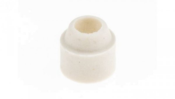 Koralik ceramiczny, Ceramika, Biały, otwór: 4.5mm, +1200C