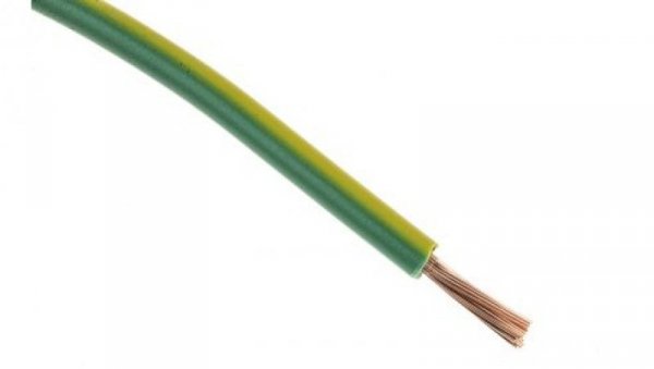Przewód jednożyłowy linkowy, 2491X, 2,5 mm², 50/0,25 mm, 13 AWG, PVC, 750 V, Zielony/Żółty, dł. 100m, RS PRO