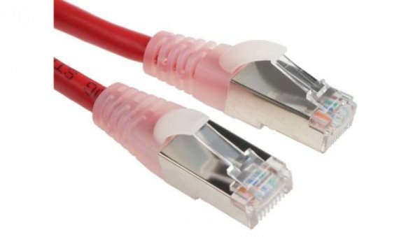 Kabel kat. 5e F/UTP Czerwony 10m