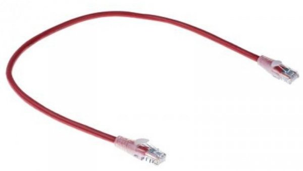 Kabel kat. 5e U/UTP Czerwony 500mm