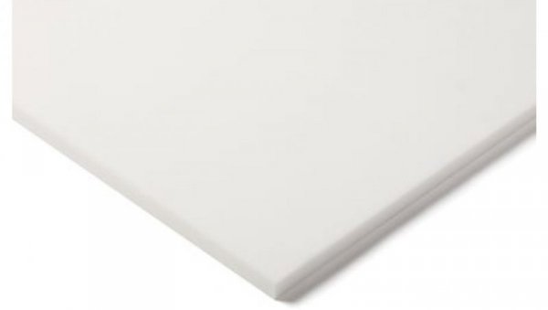 Arkusz tworzywa sztucznego Biały, 600mm x 300mm x 1.6mm