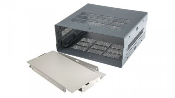 Obudowa urządzeń elektronicznych wentylowana, Stal, Czarny, Nie, 178 x 432 x 131mm, RS PRO
