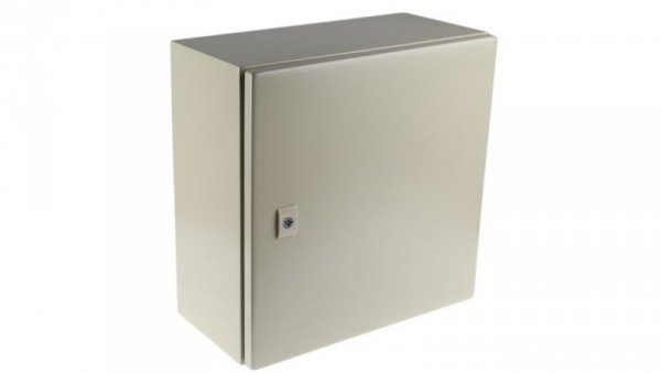 Szafka ścienna rozdzielcza RAL 7032, materiał: Stal, IP66, 400 x 400 x 200mm, RS PRO