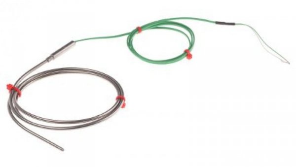 Termopara typ K do +1100C 1m kabel 1m, Stal nierdzewna IEC