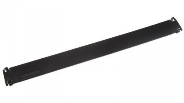 Panel zaślepiający do szafy RACK, 1U, 483 x 6mm, kolor: Czarny, RS PRO
