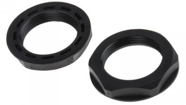 Nakrętka do dławnic kablowych, M32, IP68, kolor: Czarny, materiał: Nylon 66, RS PRO